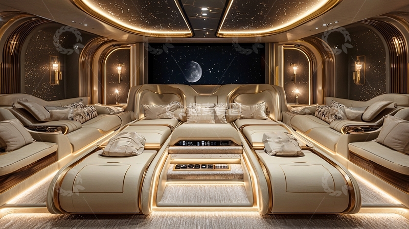 高清大图下载【趣麦麦图】豪华太空舱休息室
