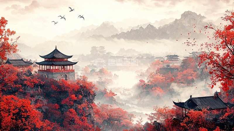 高清大图下载【趣麦麦图】水墨丹青