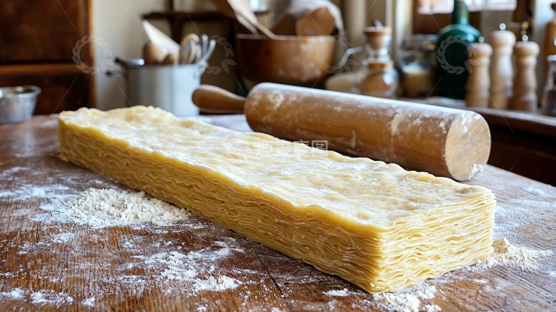 高清大图下载【趣麦麦图】酥皮面团