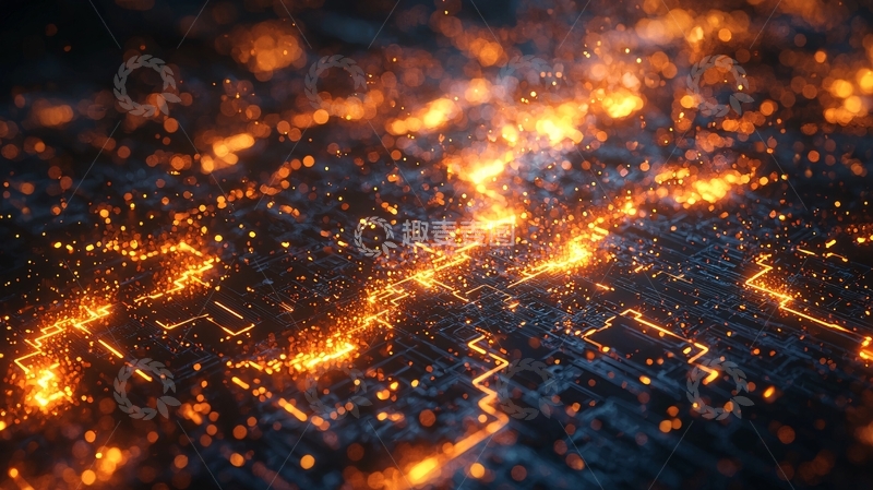 高清大图下载【趣麦麦图】熔岩城市