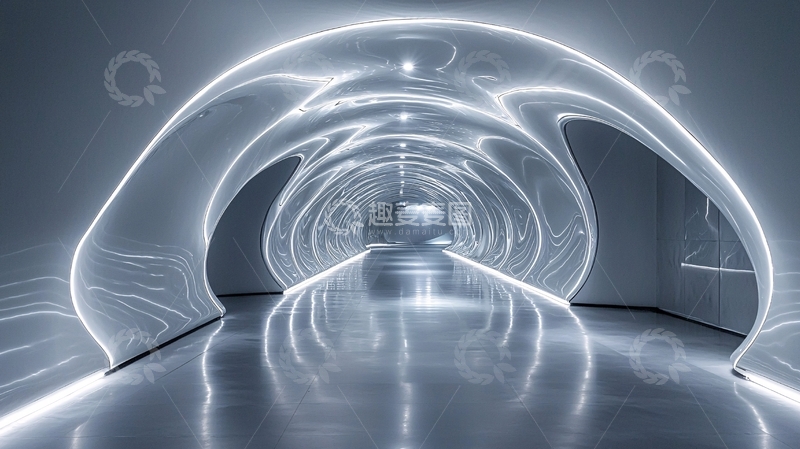 高清大图下载【趣麦麦图】光影隧道