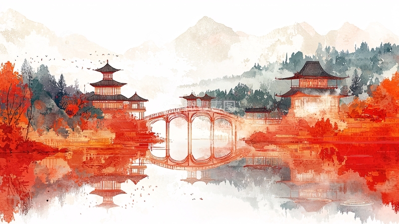 高清大图下载【趣麦麦图】水墨画