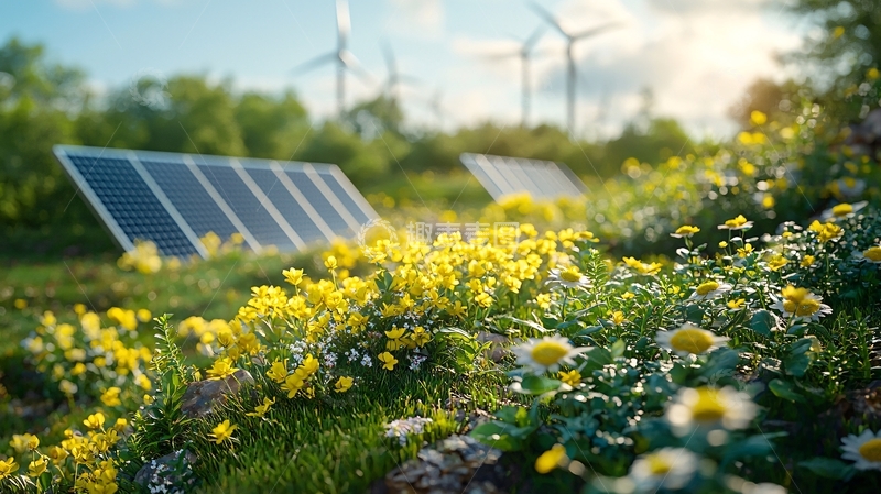高清大图下载【趣麦麦图】绿色环保能源