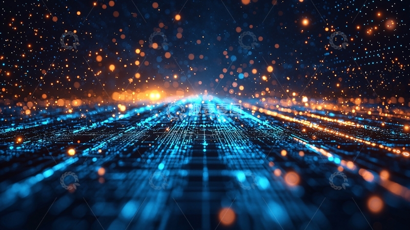 高清大图下载【趣麦麦图】抽象科技背景