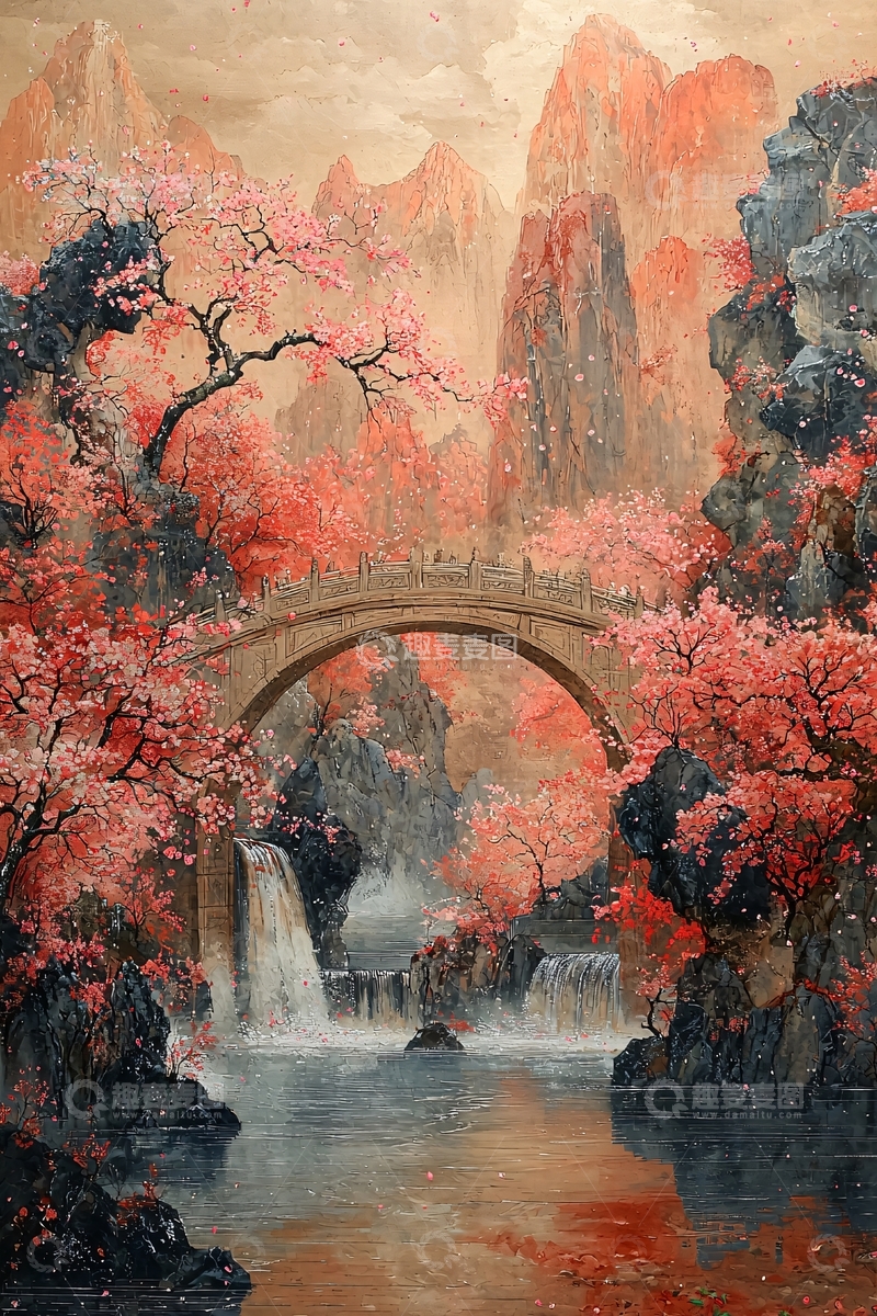 高清大图下载【趣麦麦图】水墨画山水