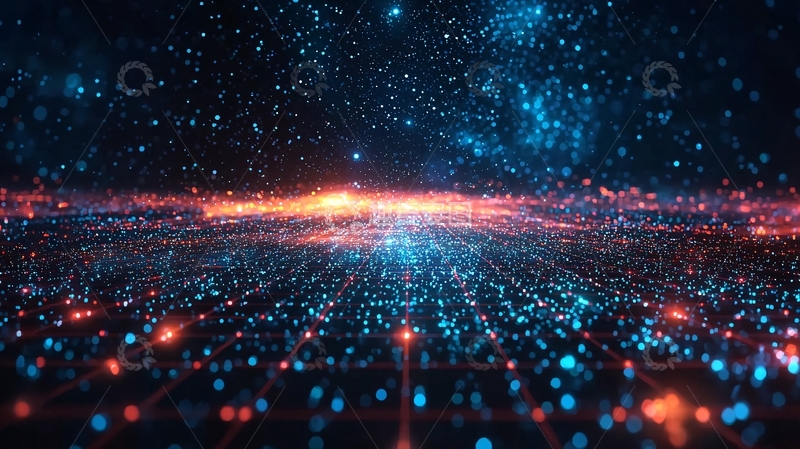 高清大图下载【趣麦麦图】炫酷粒子宇宙空间