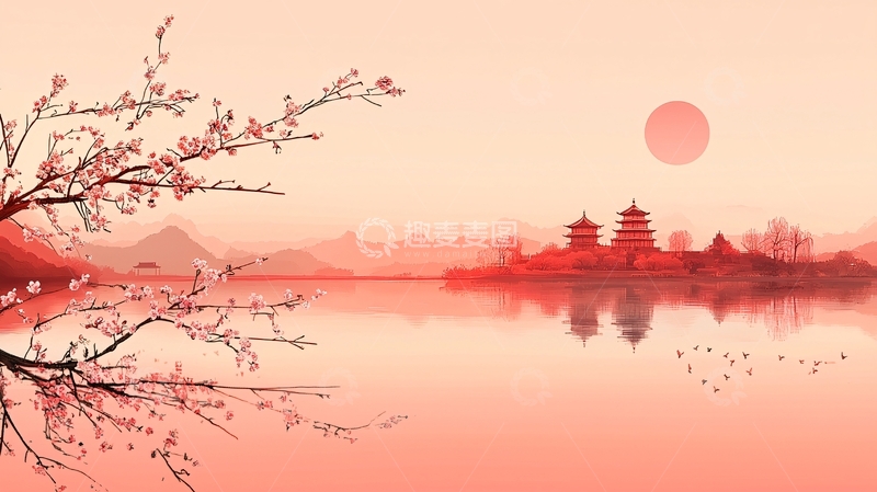 高清大图下载【趣麦麦图】水墨画