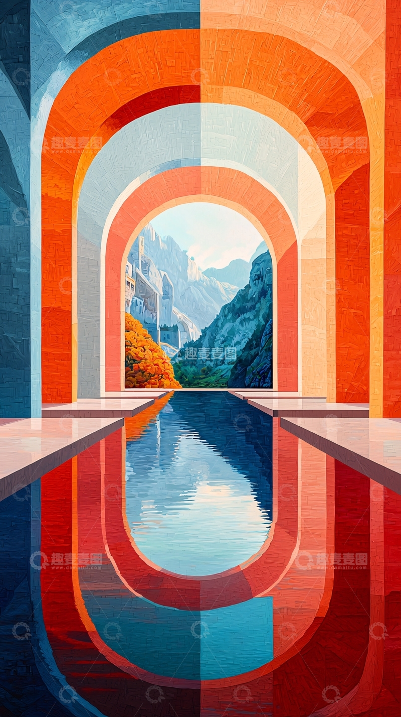 高清大图下载【趣麦麦图】抽象建筑