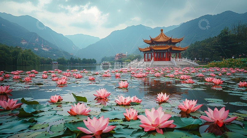 高清大图下载【趣麦麦图】水墨画山水