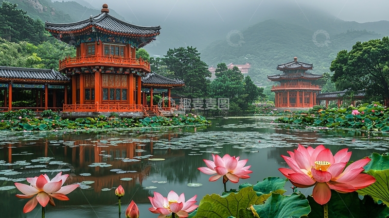 高清大图下载【趣麦麦图】水墨江南