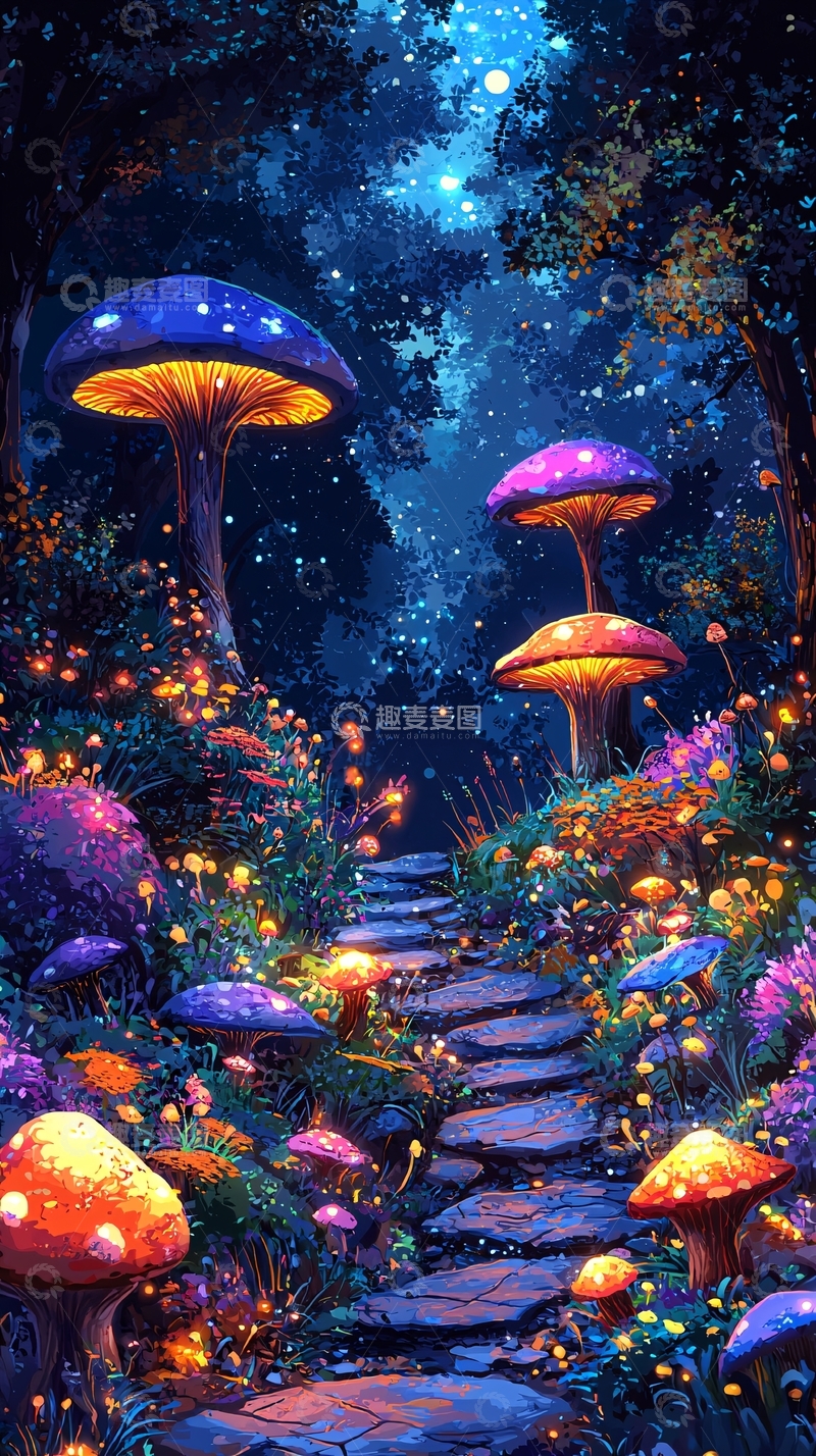 高清大图下载【趣麦麦图】梦幻森林