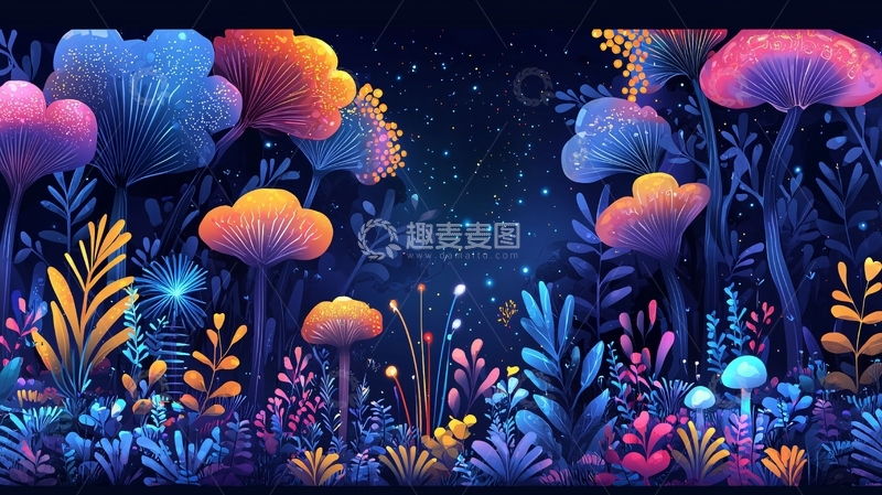 高清大图下载【趣麦麦图】梦幻森林