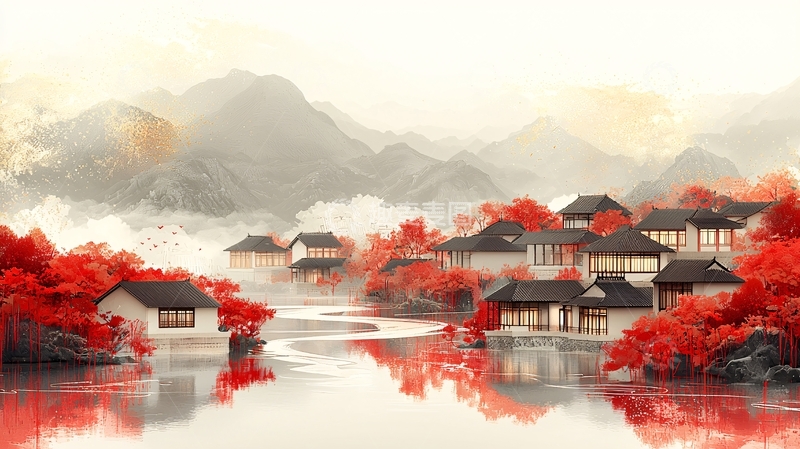 高清大图下载【趣麦麦图】水墨江南