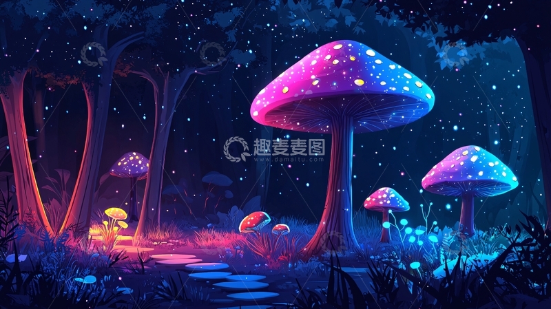 高清大图下载【趣麦麦图】梦幻森林