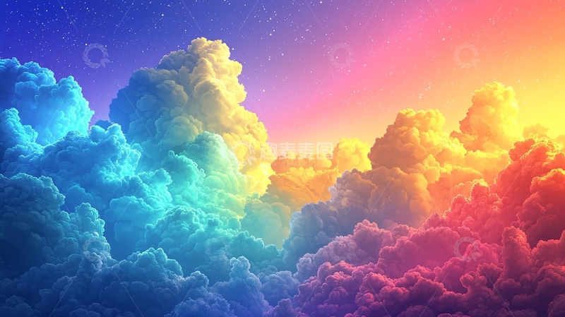 高清大图下载【趣麦麦图】彩云