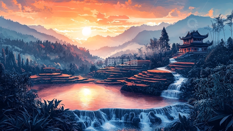 高清大图下载【趣麦麦图】山水风景