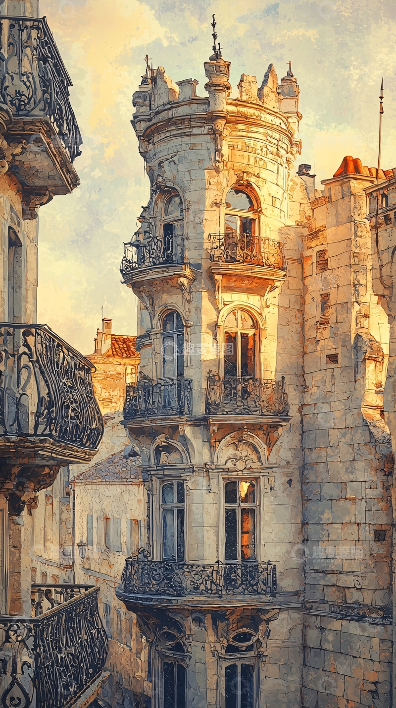 高清大图下载【趣麦麦图】古堡风格建筑