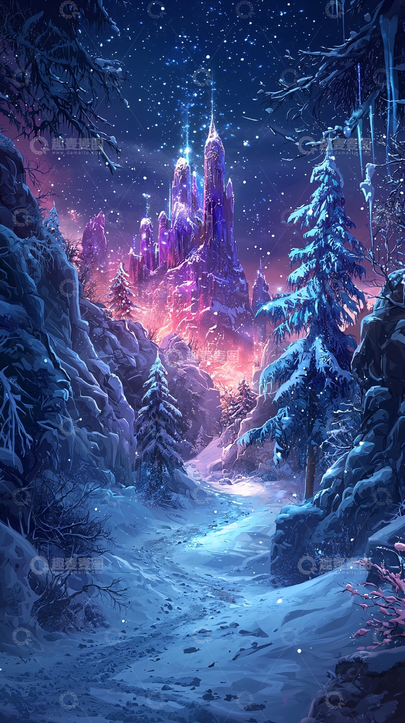 高清大图下载【趣麦麦图】冰雪奇缘城堡1