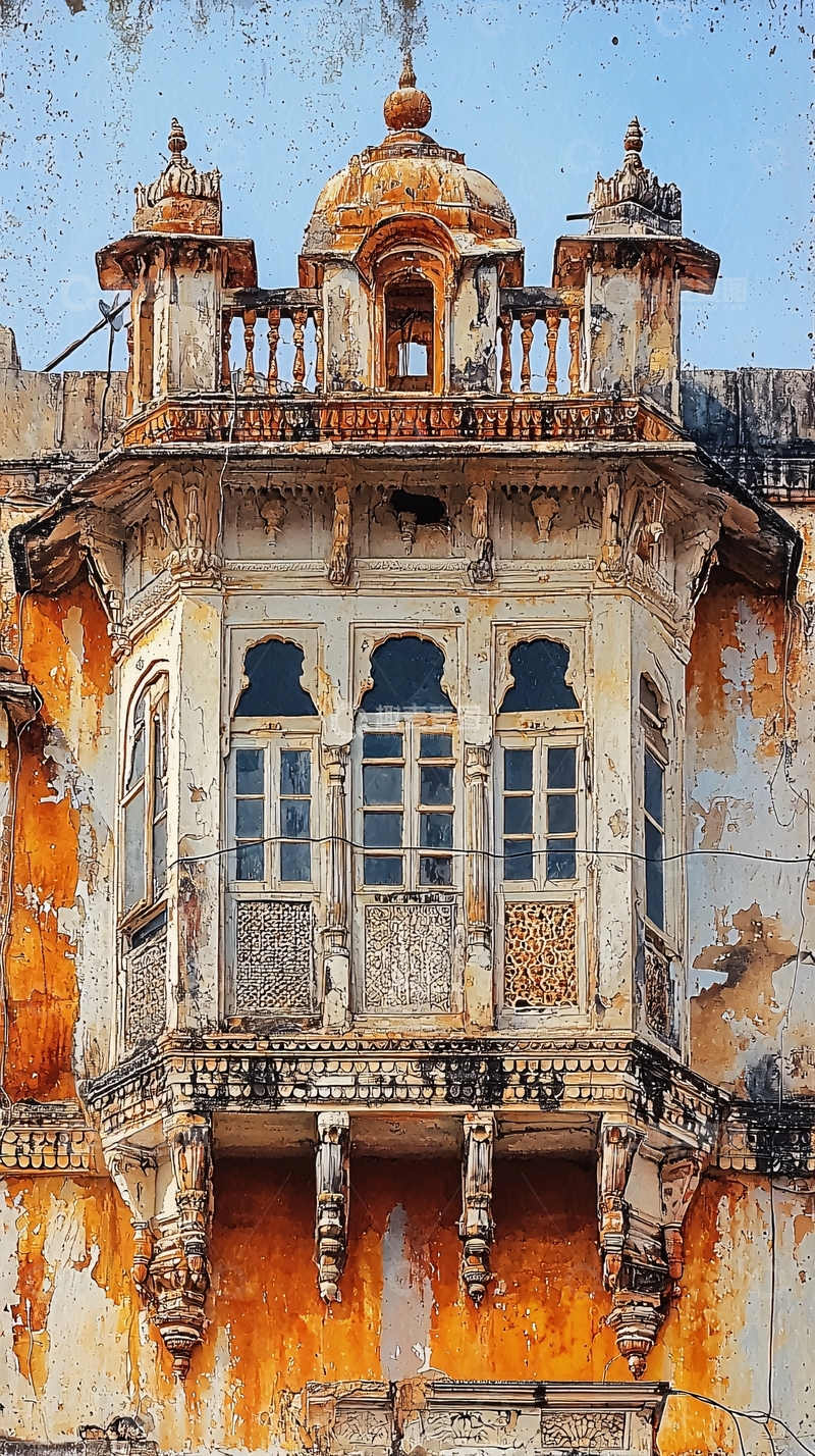 高清大图下载【趣麦麦图】古建筑细节特写