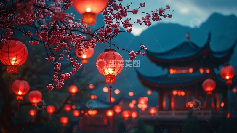 高清大图下载【趣麦麦图】红灯笼
