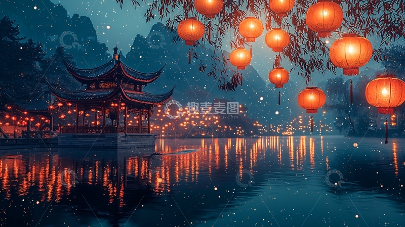 高清大图下载【趣麦麦图】水墨江南