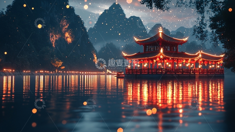 高清大图下载【趣麦麦图】水墨江南