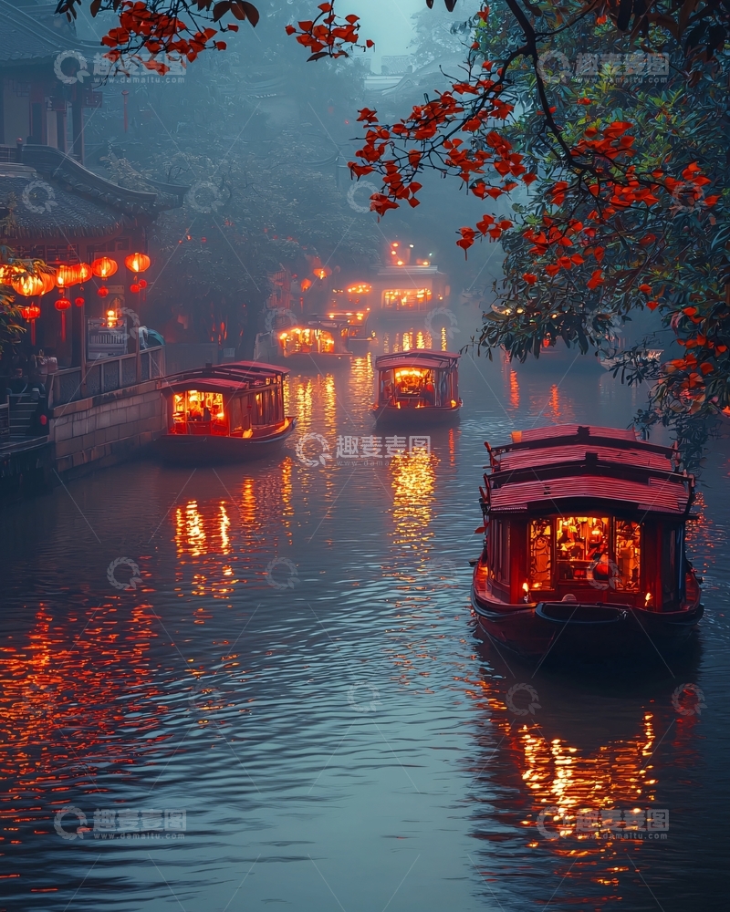 高清大图下载【趣麦麦图】水墨江南