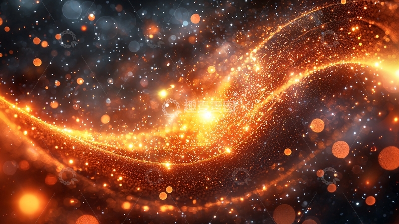 高清大图下载【趣麦麦图】光影粒子流