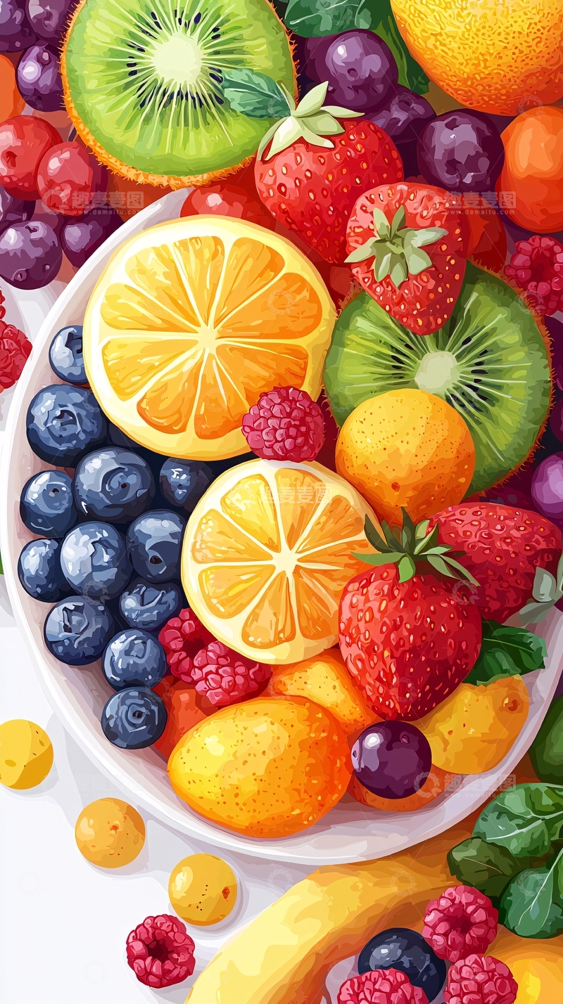 高清大图下载【趣麦麦图】水果拼盘高清图片