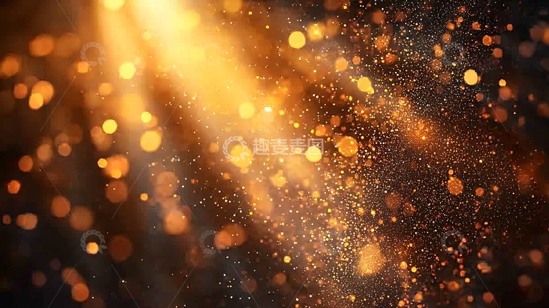 高清大图下载【趣麦麦图】金色光束背景