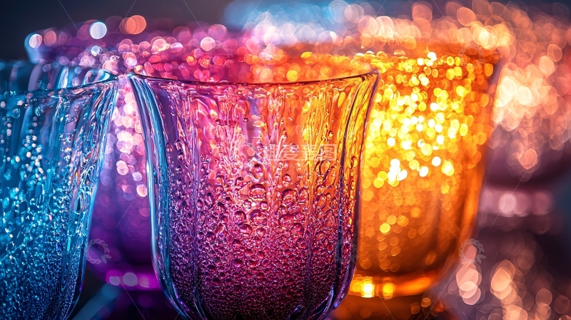 高清大图下载【趣麦麦图】彩色玻璃杯