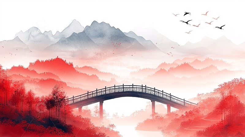 高清大图下载【趣麦麦图】水墨画