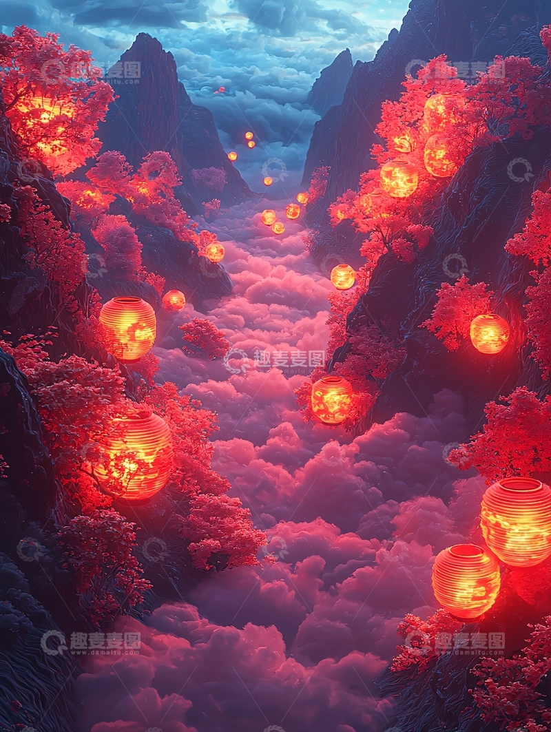 高清大图下载【趣麦麦图】云海仙境