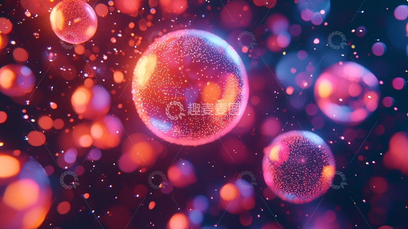 高清大图下载【趣麦麦图】彩色光球