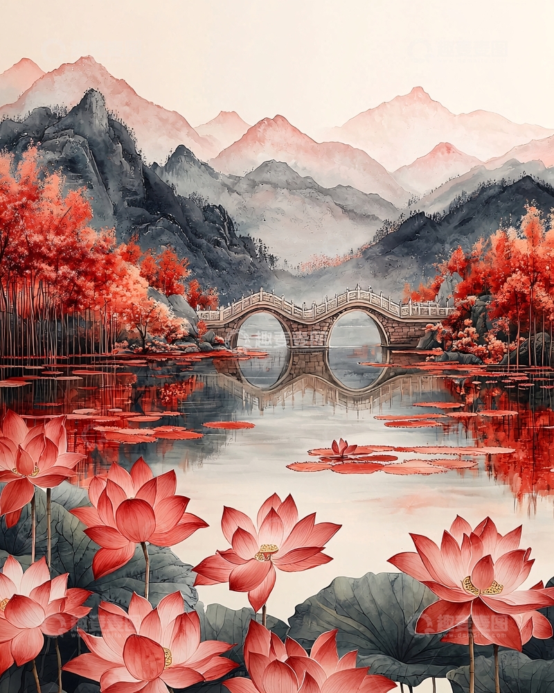 高清大图下载【趣麦麦图】水墨画