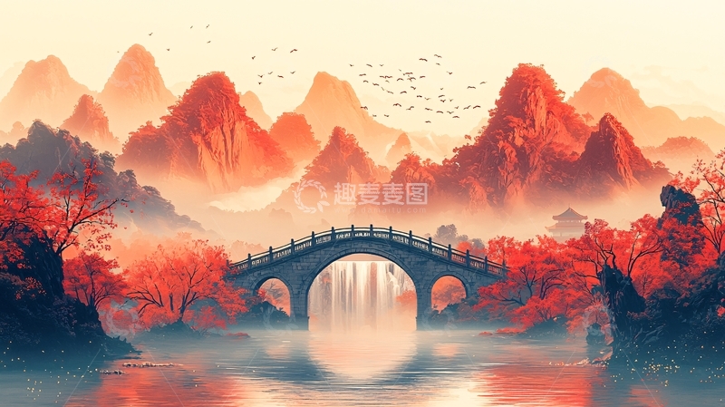 高清大图下载【趣麦麦图】水墨画