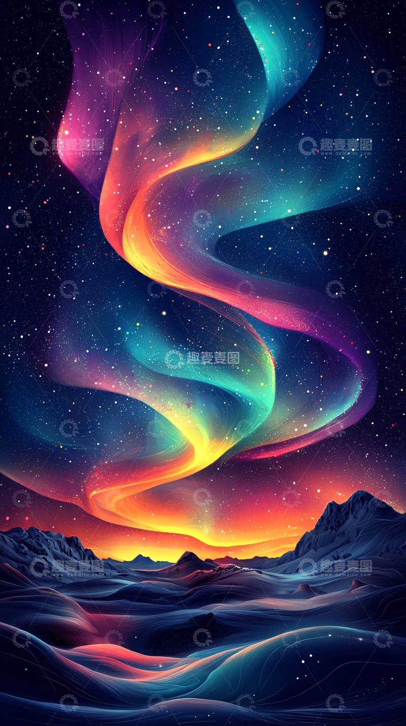 高清大图下载【趣麦麦图】极光