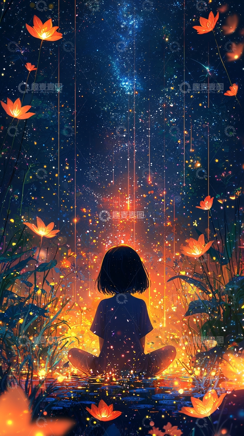 高清大图下载【趣麦麦图】梦幻女孩