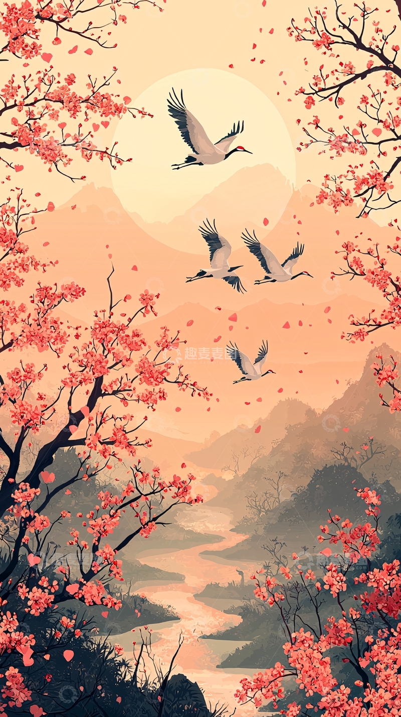 高清大图下载【趣麦麦图】唯美日式意境图