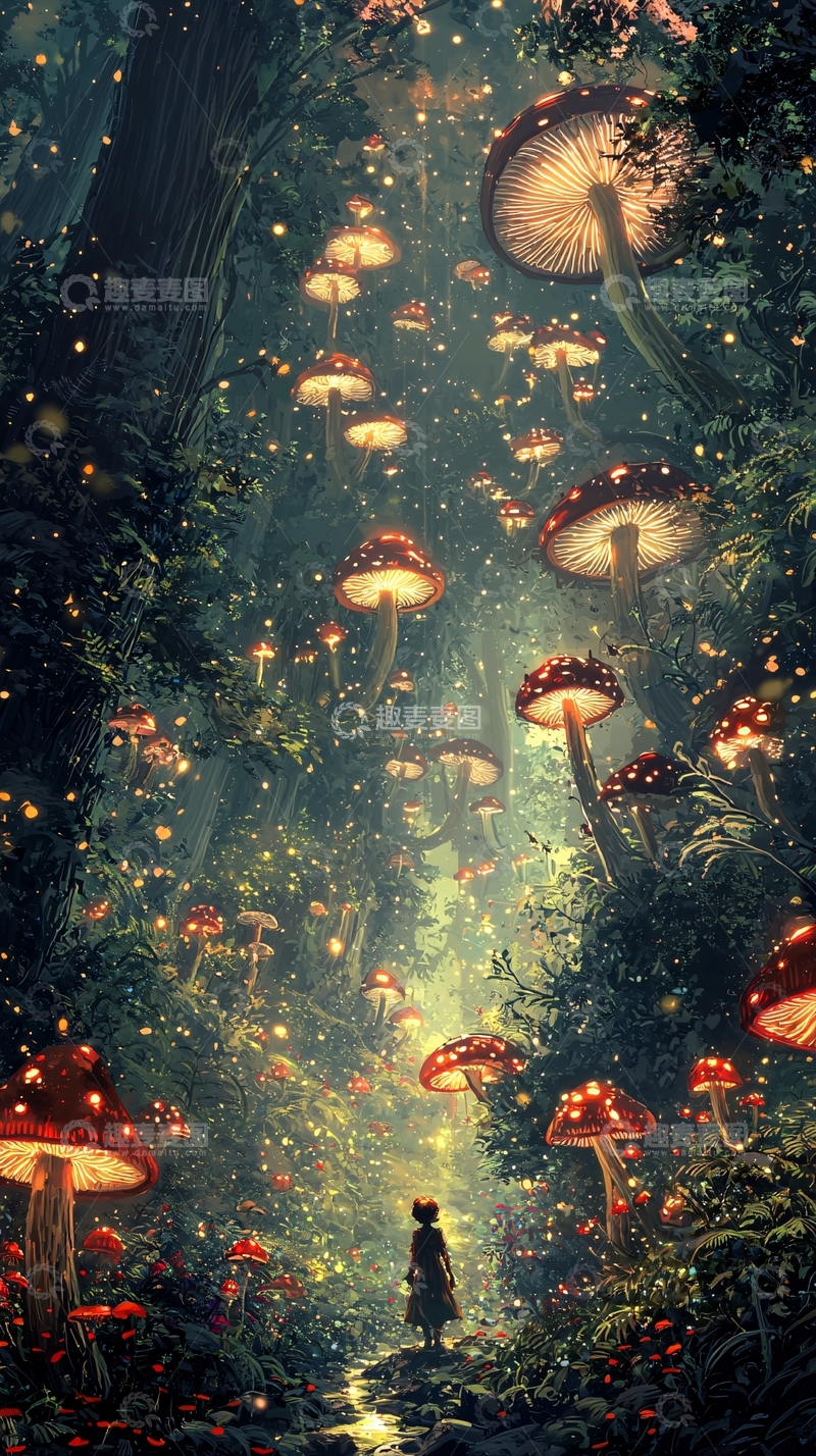 高清大图下载【趣麦麦图】梦幻森林
