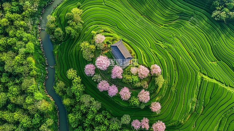 高清大图下载【趣麦麦图】梯田