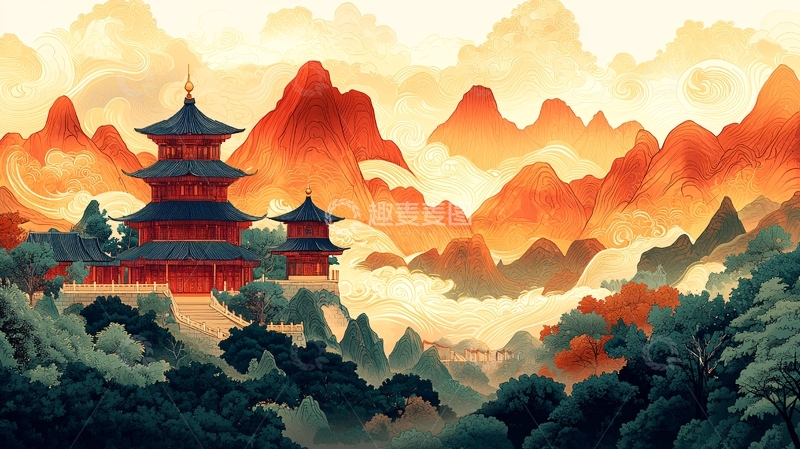 高清大图下载【趣麦麦图】水墨画