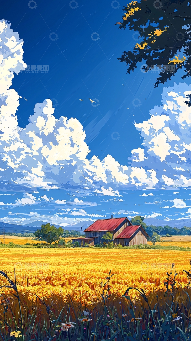 高清大图下载【趣麦麦图】田园风光283
