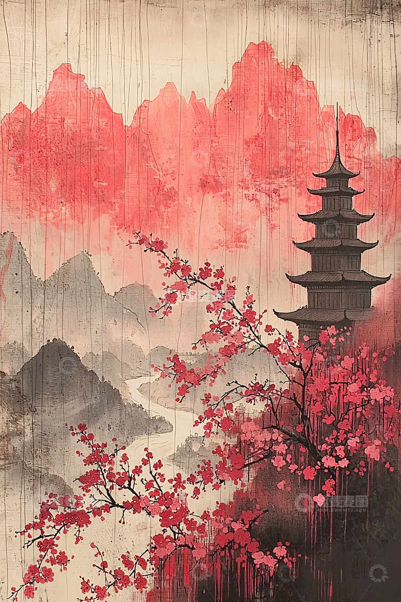 高清大图下载【趣麦麦图】水墨画