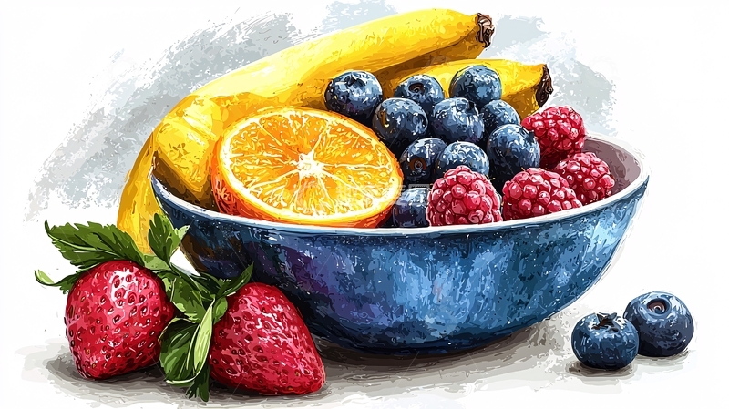 高清大图下载【趣麦麦图】水果碗