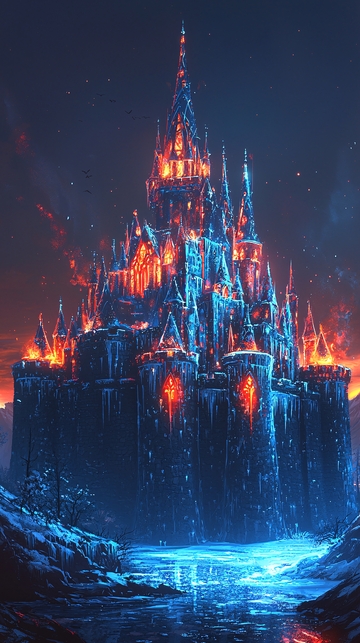 冰火交融的梦幻城堡