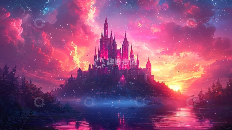高清大图下载【趣麦麦图】梦幻城堡