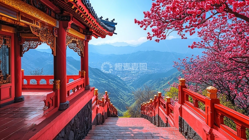 高清大图下载【趣麦麦图】红色建筑