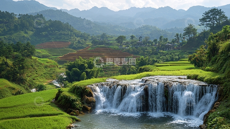 高清大图下载【趣麦麦图】山水田园风光20