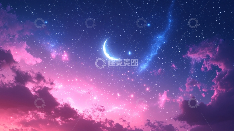 高清大图下载【趣麦麦图】梦幻星空